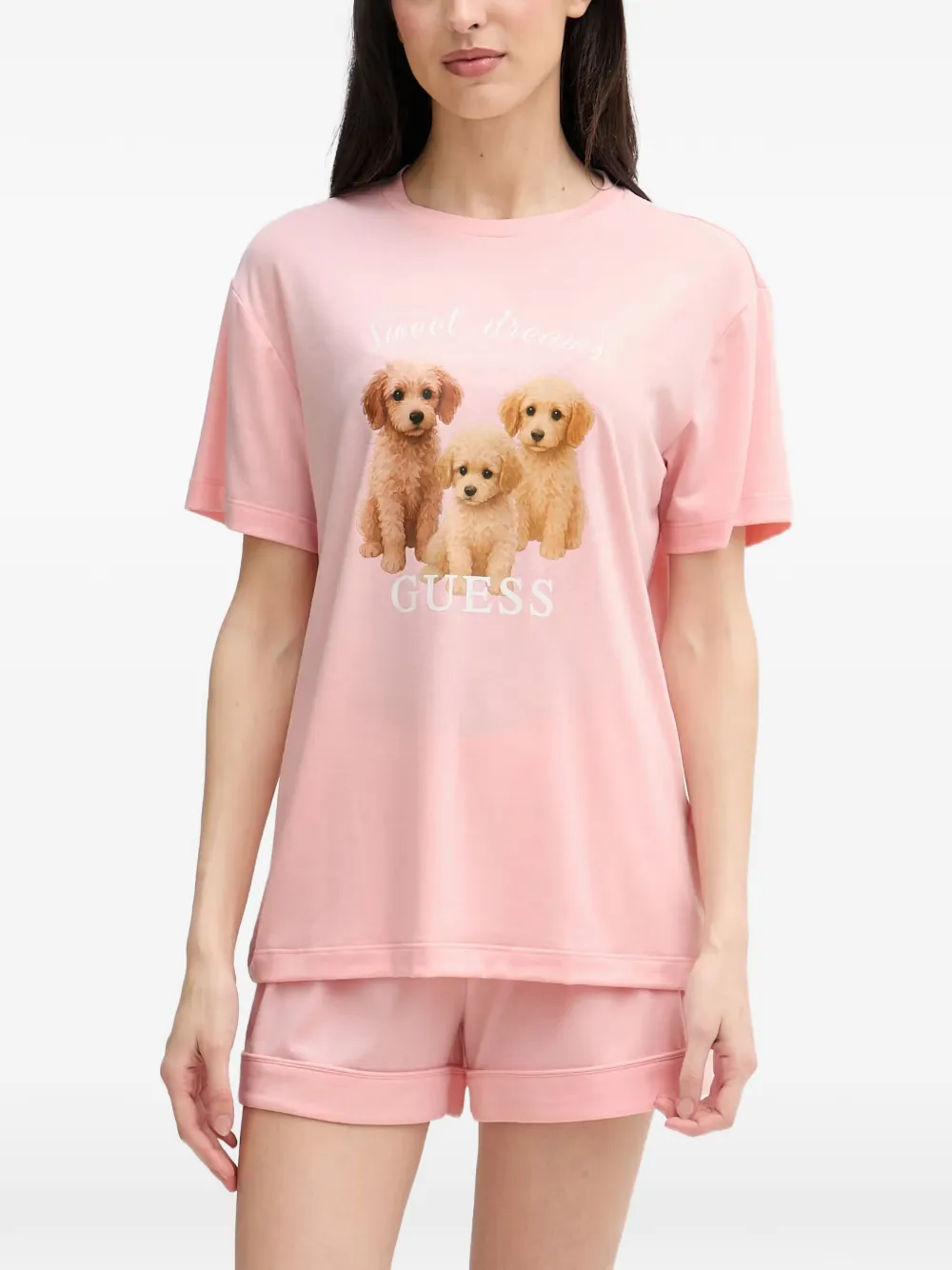 GUESS USA graphic-print pajamas - Rosa