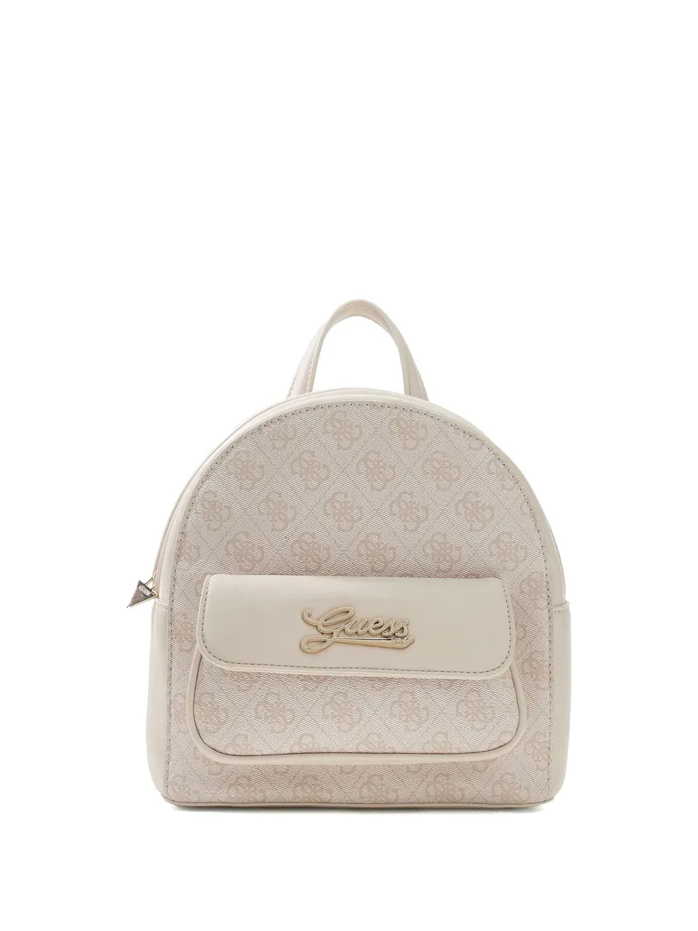 guess kids logo-plaque backpack - Toni neutri