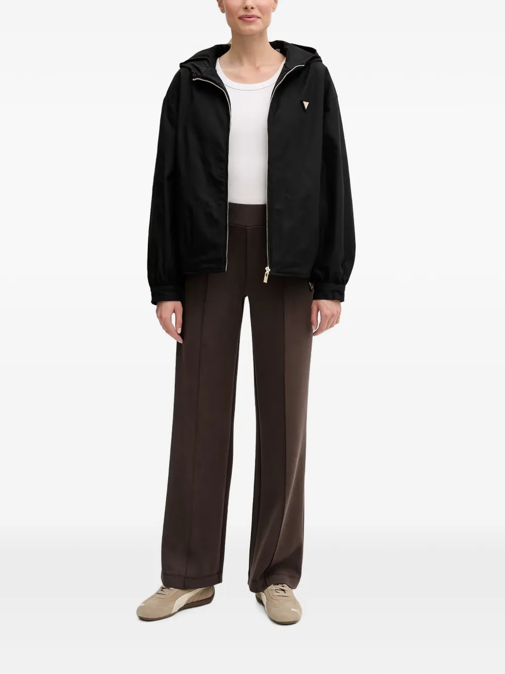 GUESS USA Jack met logoplakkaat Zwart