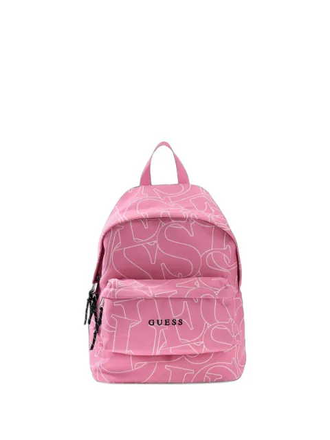 guess kids logo-print backpack