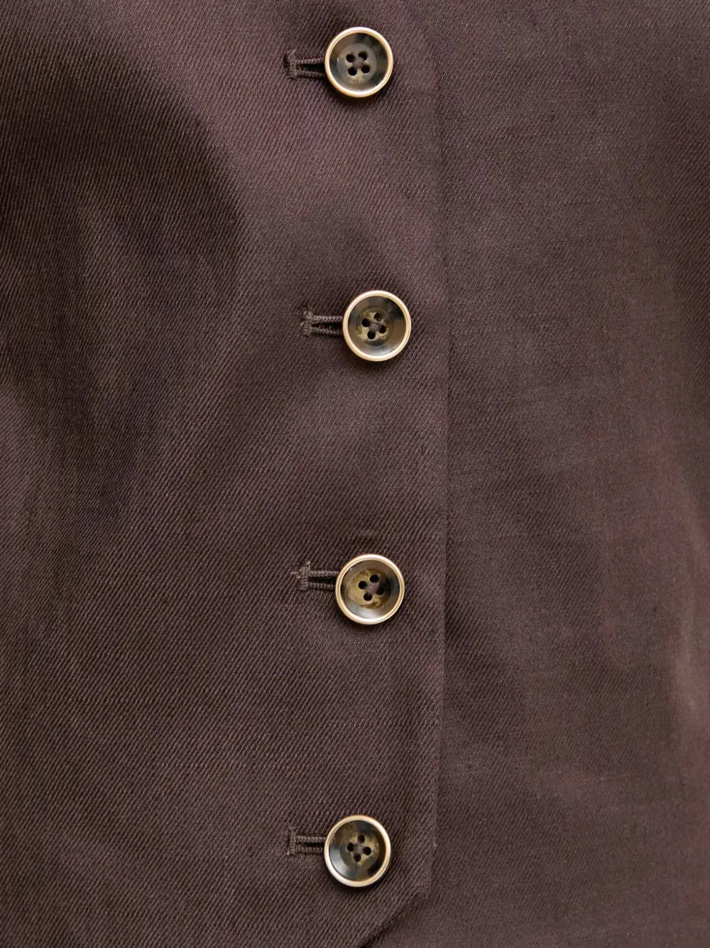 GUESS USA button-up waistcoat Bruin