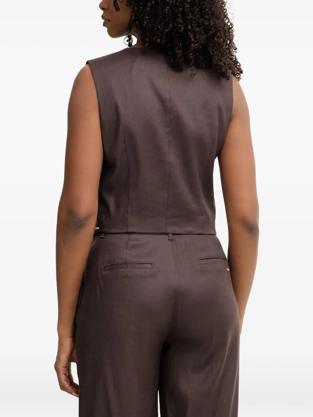 GUESS USA button-up waistcoat Bruin