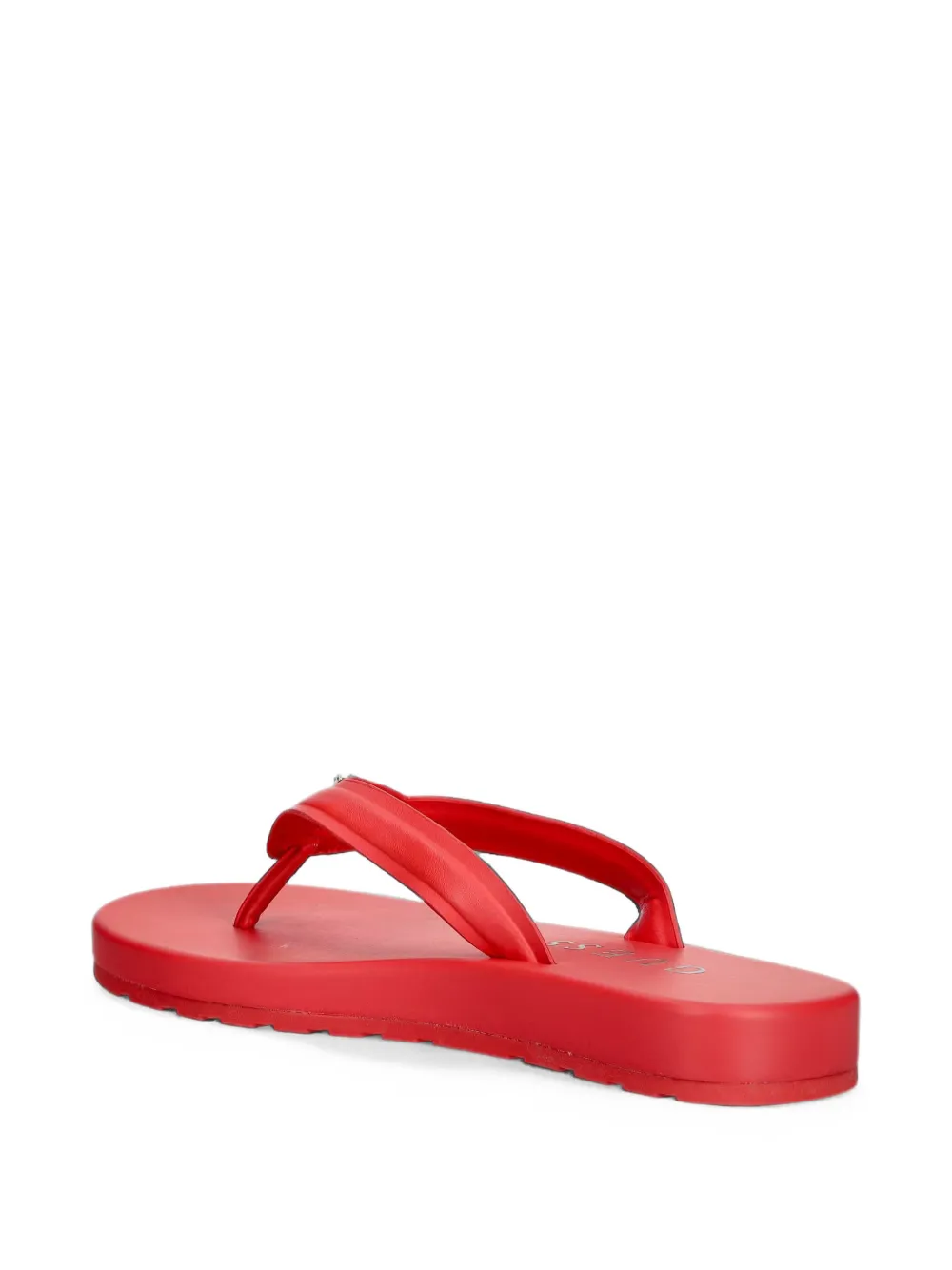 GUESS USA Candry logo-plaque flip-flops Rood