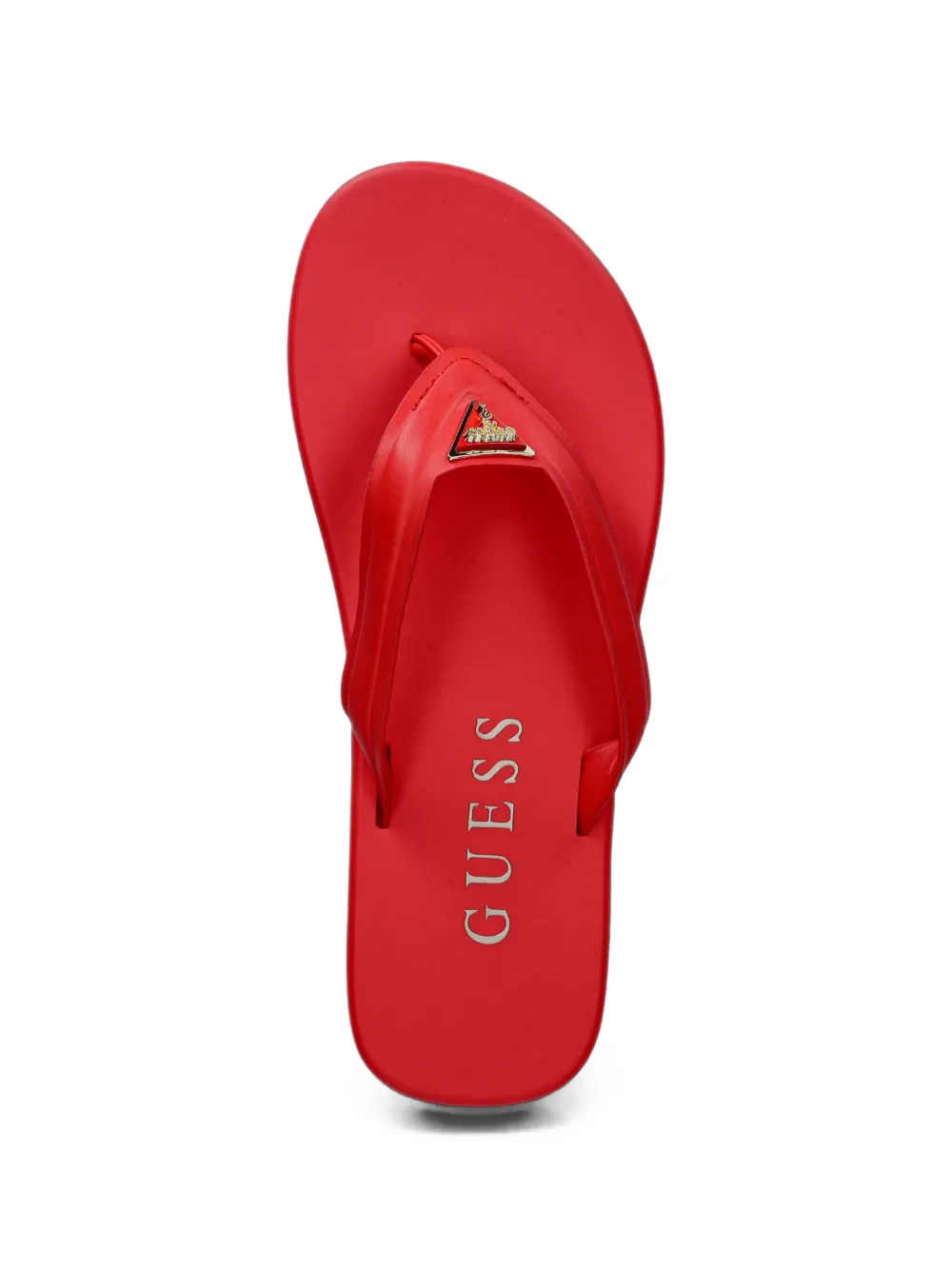 GUESS USA Candry logo-plaque flip-flops Rood