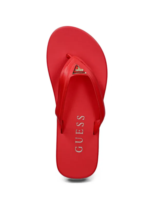 GUESS USA Candry フラットサンダル | レッド | FARFETCH JP