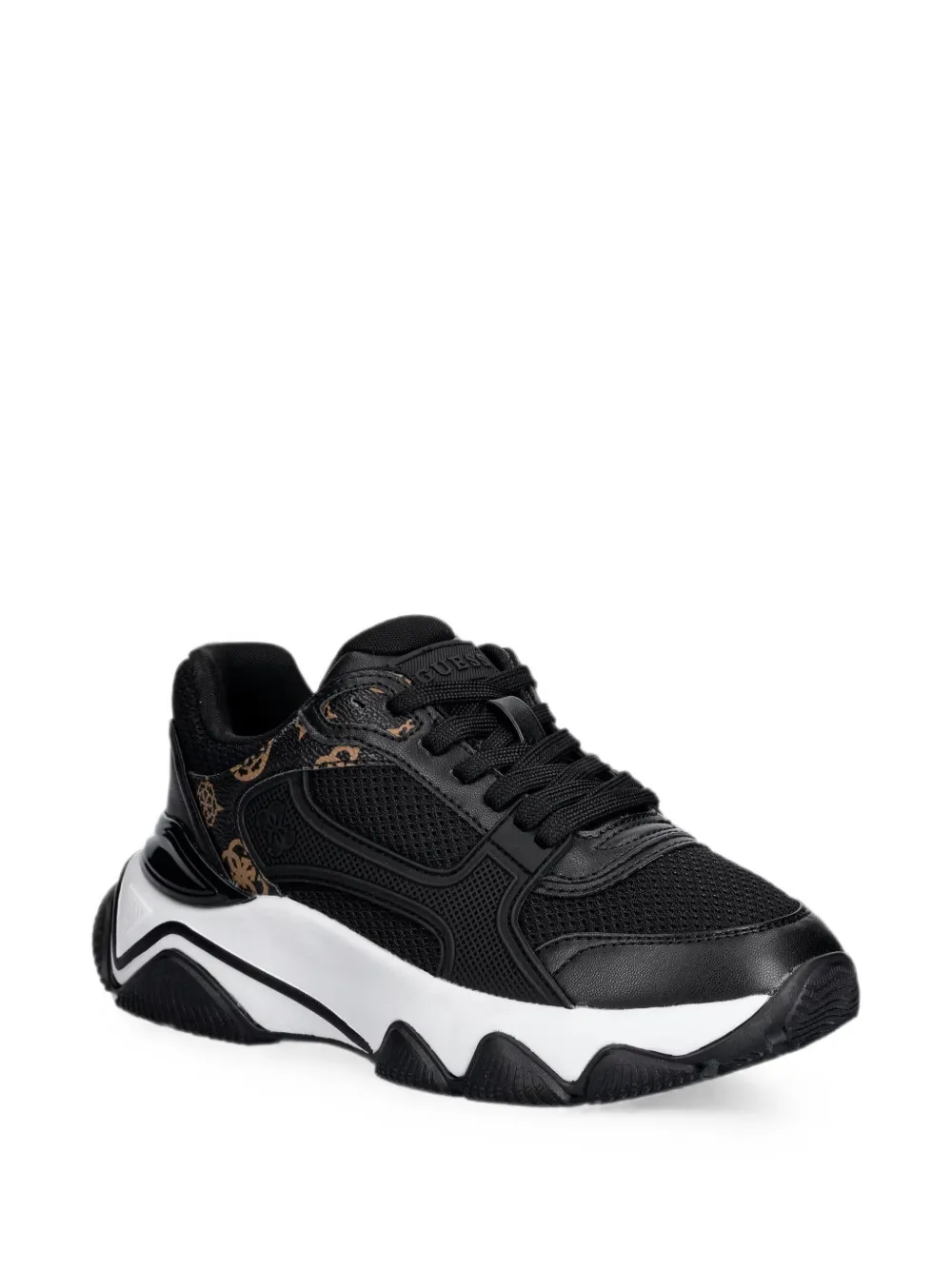 GUESS USA logo-print chunky-sole sneakers Zwart