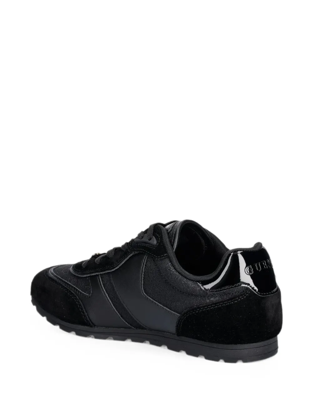 GUESS USA Tyrah suede sneakers Zwart