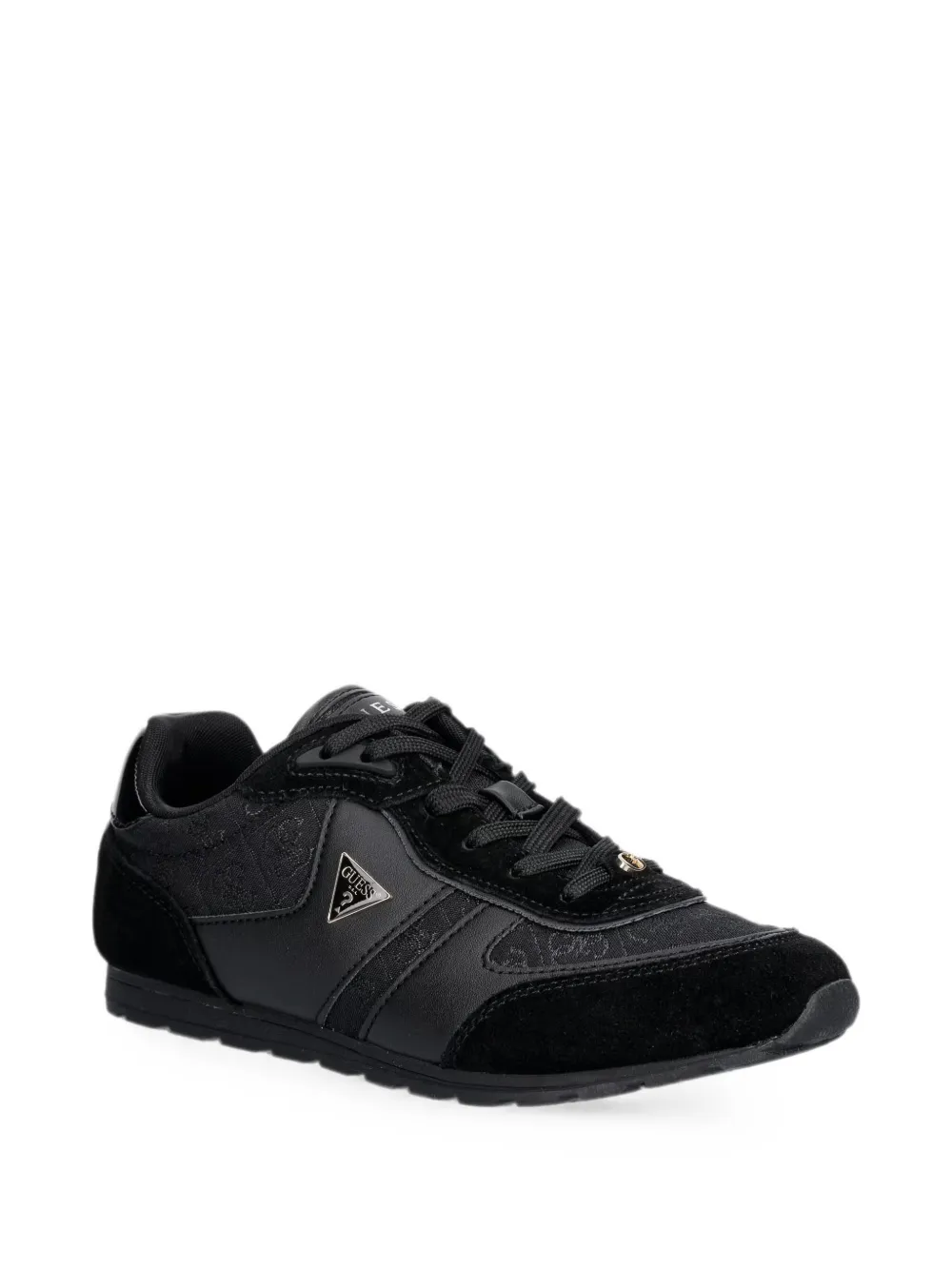GUESS USA Tyrah suede sneakers Zwart