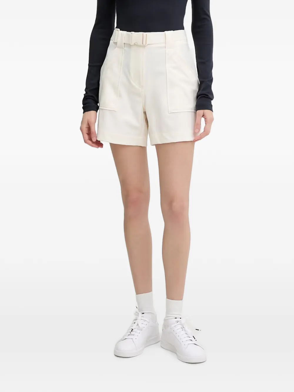 Guess Usa X North Sails Nylon Carpenter Shorts In White