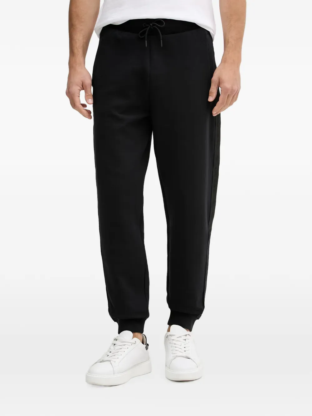 GUESS USA side logo joggers - Nero