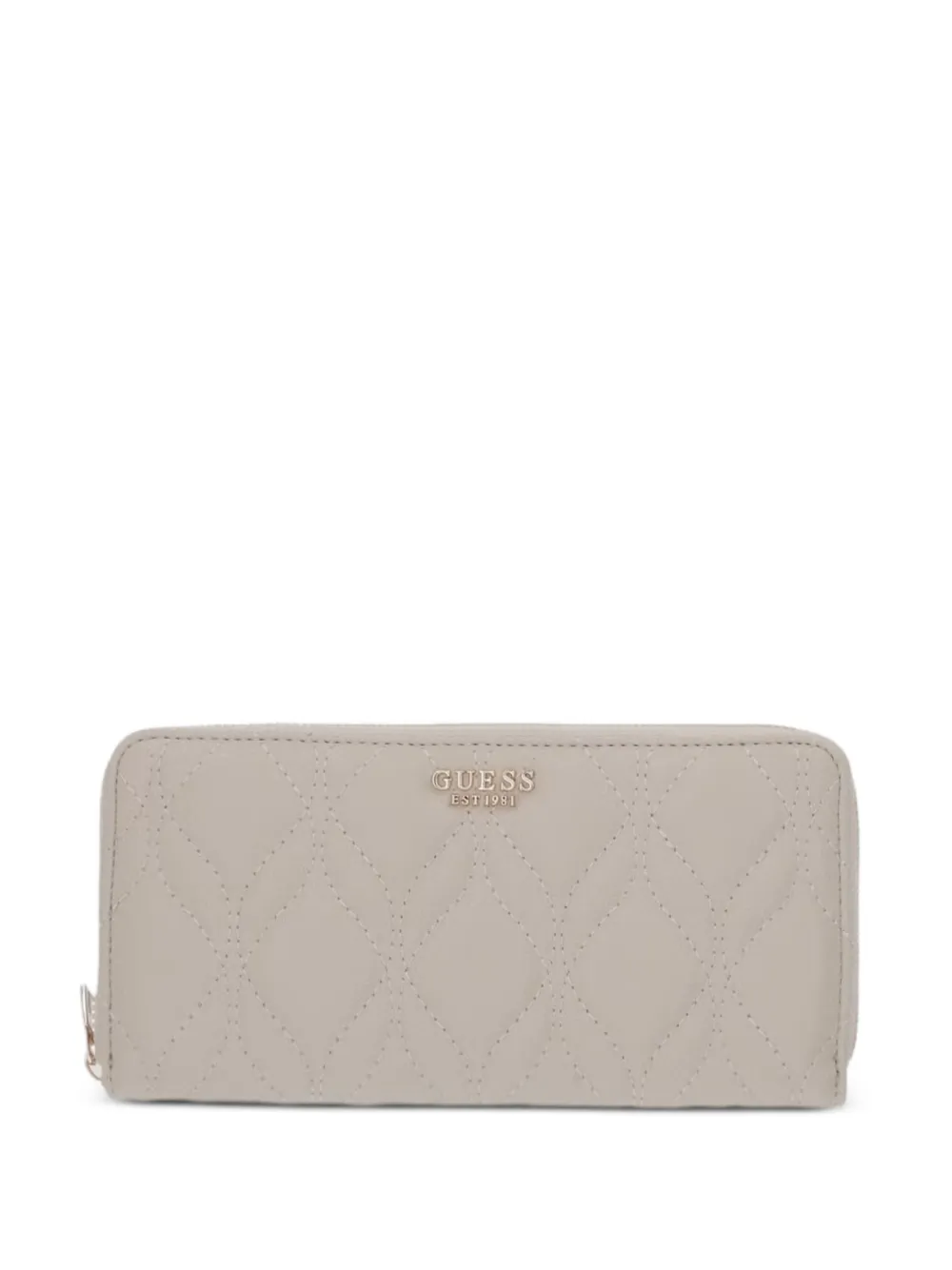 GUESS USA Maxine quilted-effect zip-around wallet - Toni neutri