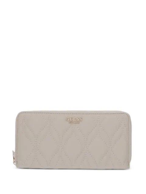 GUESS USA Maxine quilted-effect zip-around wallet