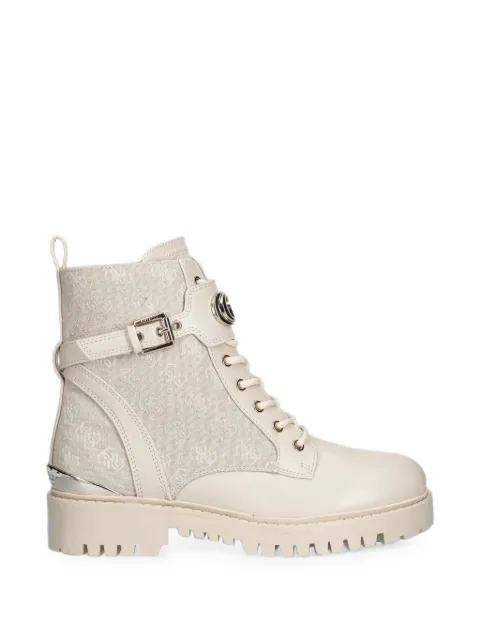 GUESS USA Olanna logo combat boots