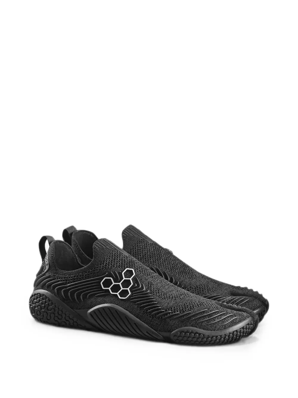 Vivobarefoot Motus Flex Tabi textured sneakers Zwart