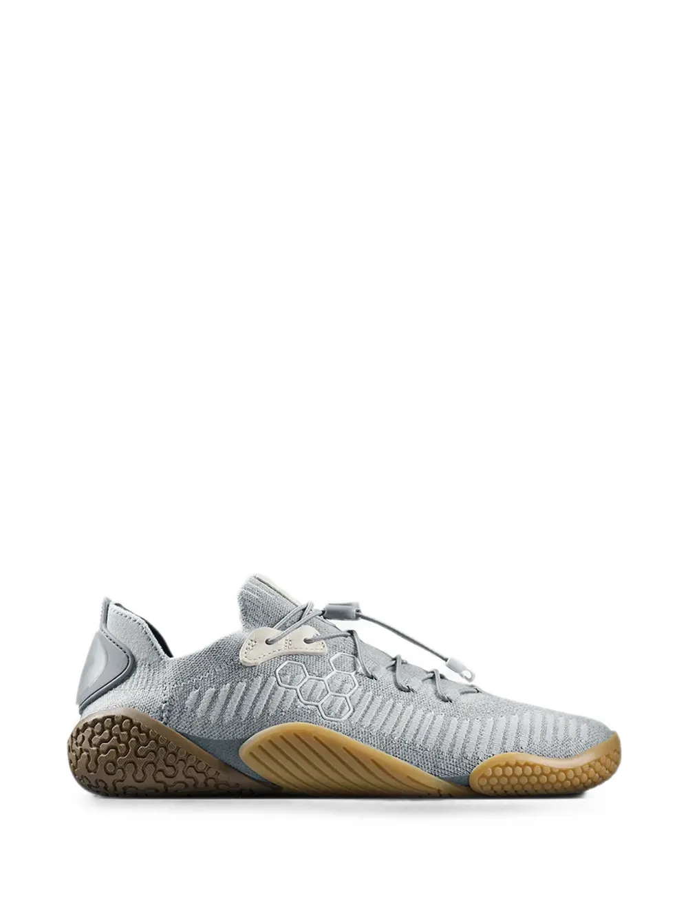 Vivobarefoot Motus Flex Toggle-fastening Knitted Sneakers In Grey