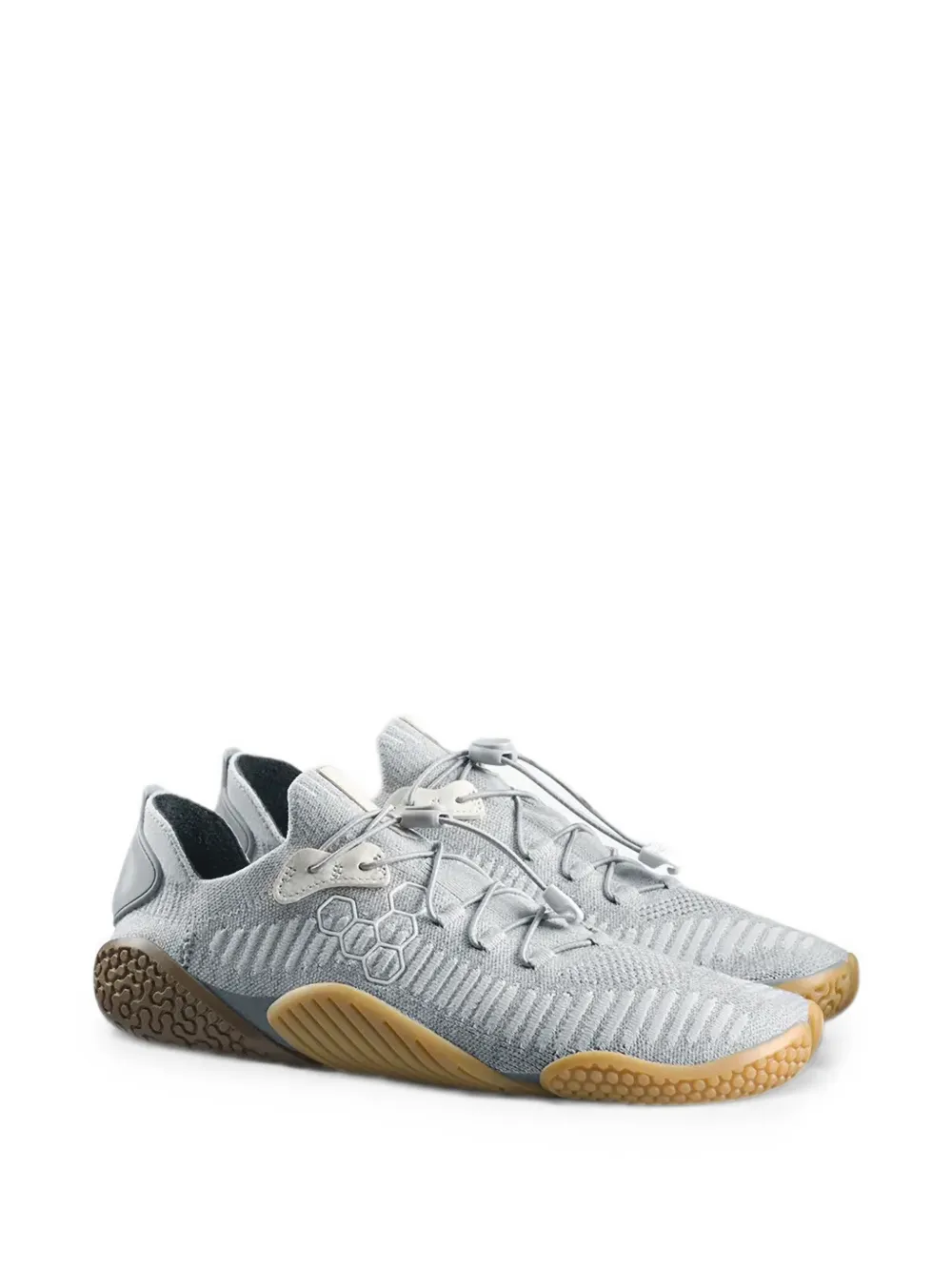 Vivobarefoot Motus Flex toggle-fastening knitted sneakers Grijs