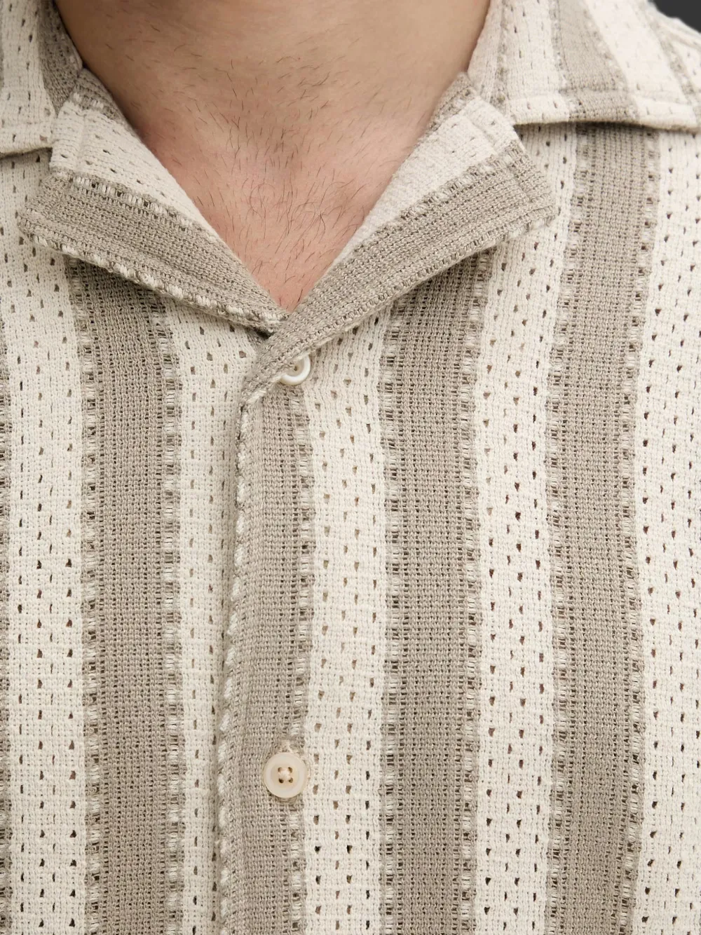 Lindbergh Gestreept overhemd Beige