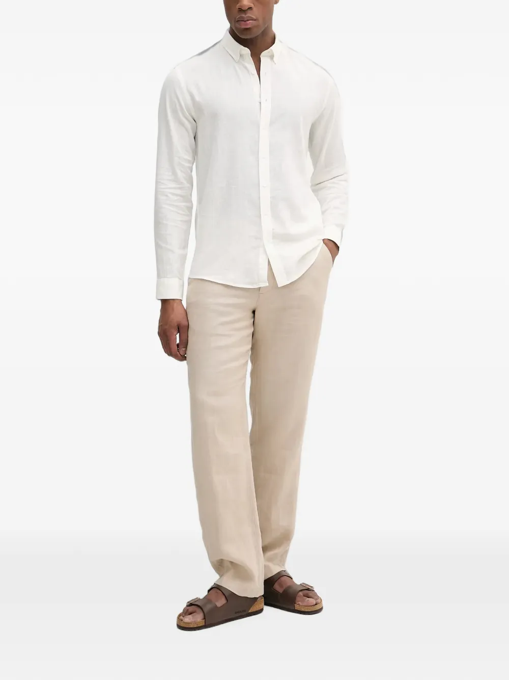 Lindbergh Button-down overhemd Wit