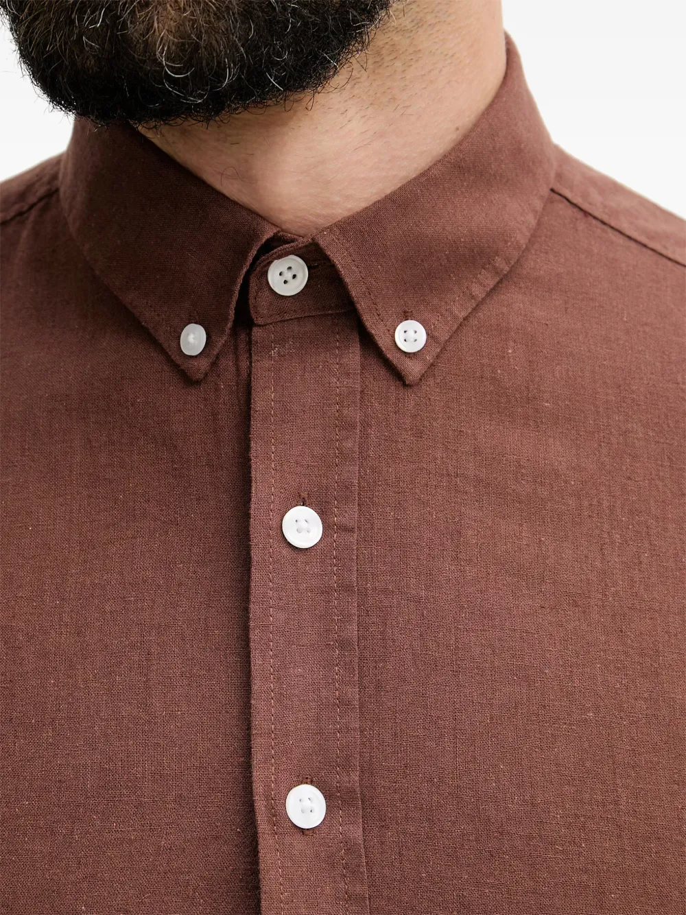 Lindbergh Button-down overhemd Bruin