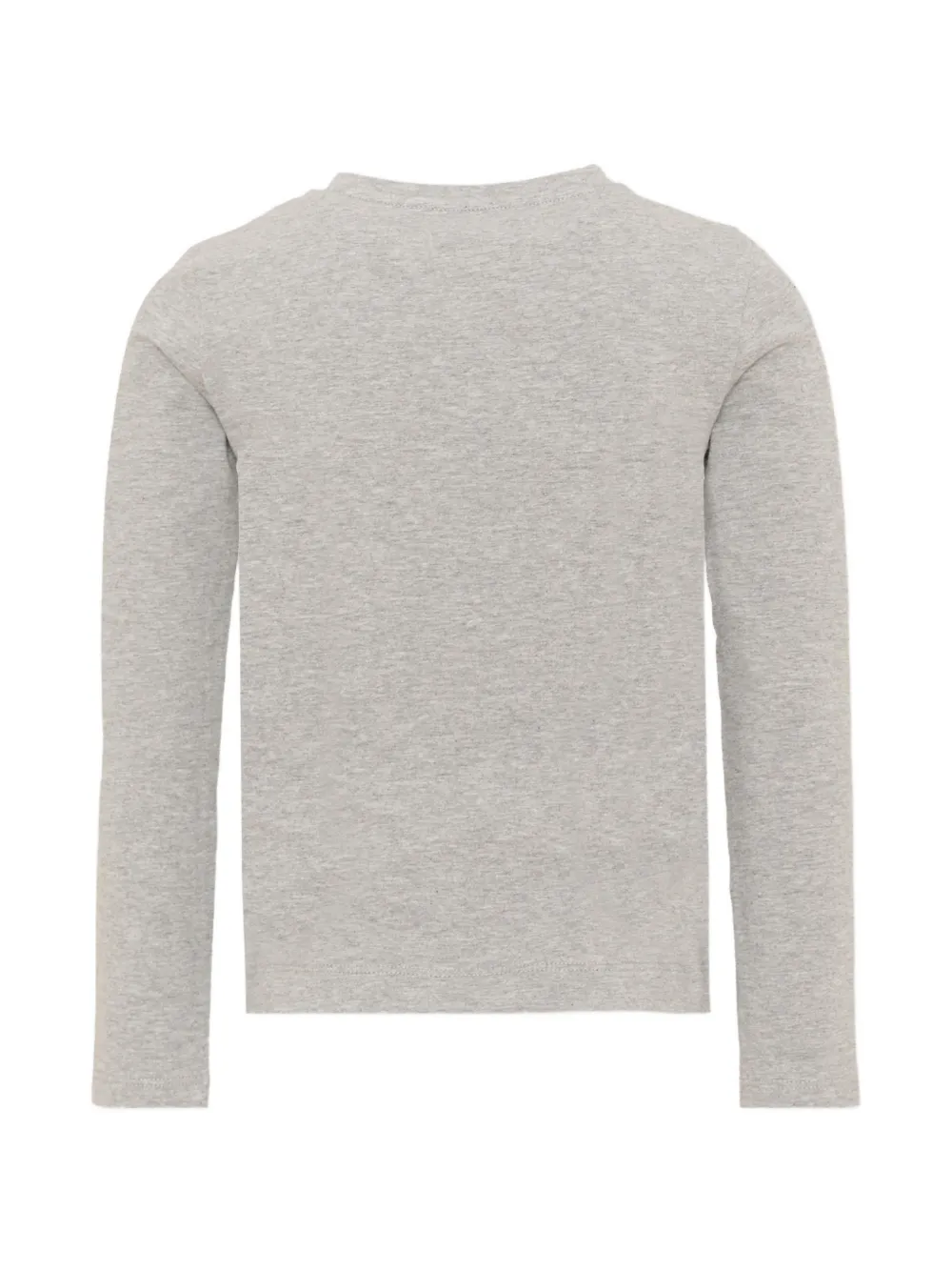 Balmain Kids T-shirt met lange mouwen Grijs