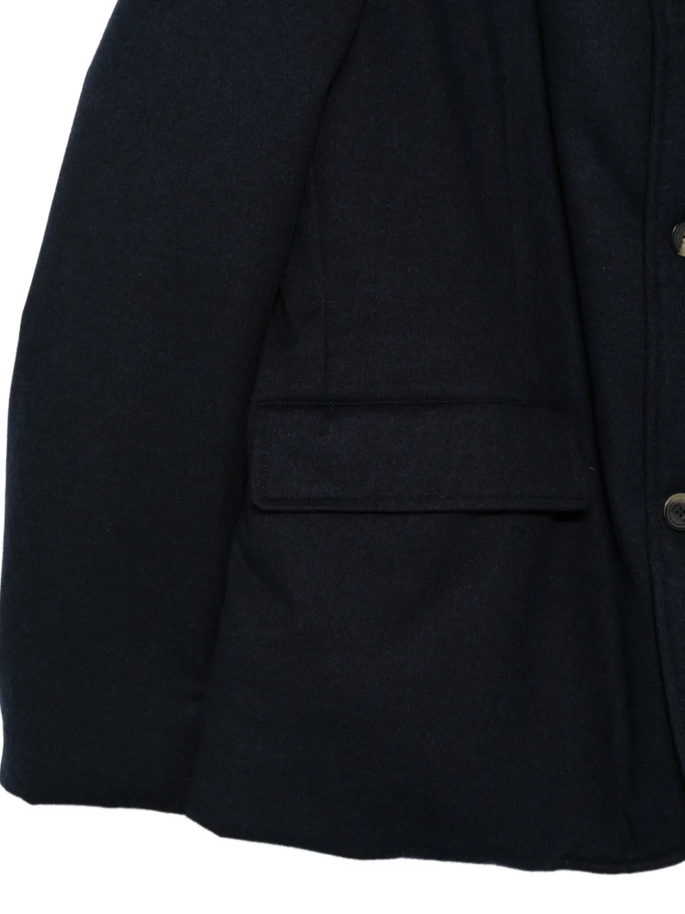 Kiton Jack met klepzakken en knoopsluiting Blauw
