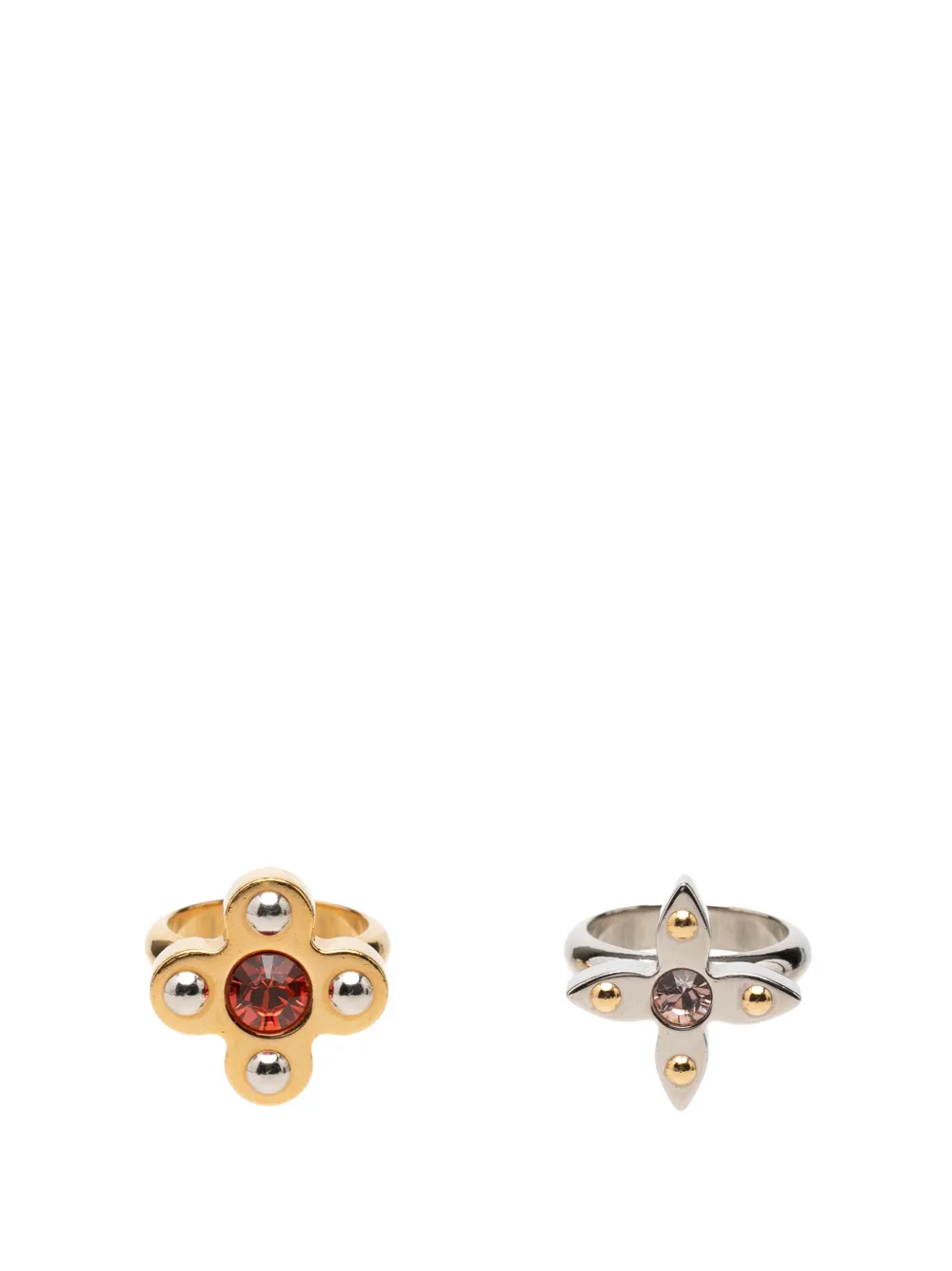Louis Vuitton Pre-Owned 2012 Brass Love Letters Timeless Ring - Gold
