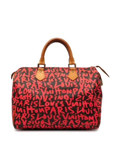 Louis Vuitton Pre-Owned bolso boston Monogram Graffiti Speedy 30 de Louis Vuitton x Stephen Sprouse 2009