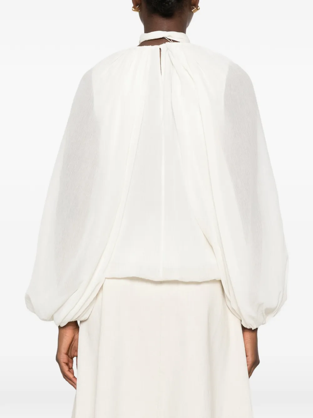 Dorothee Schumacher Blouse met ballonmouwen Wit