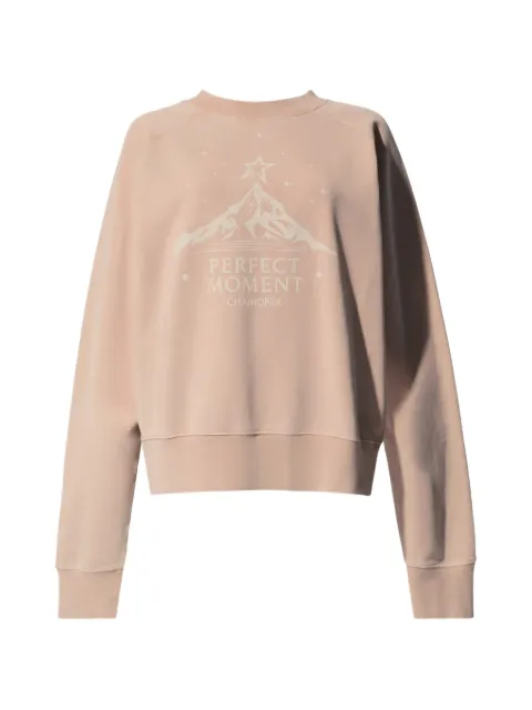 Perfect Moment logo cotton sweatshirt