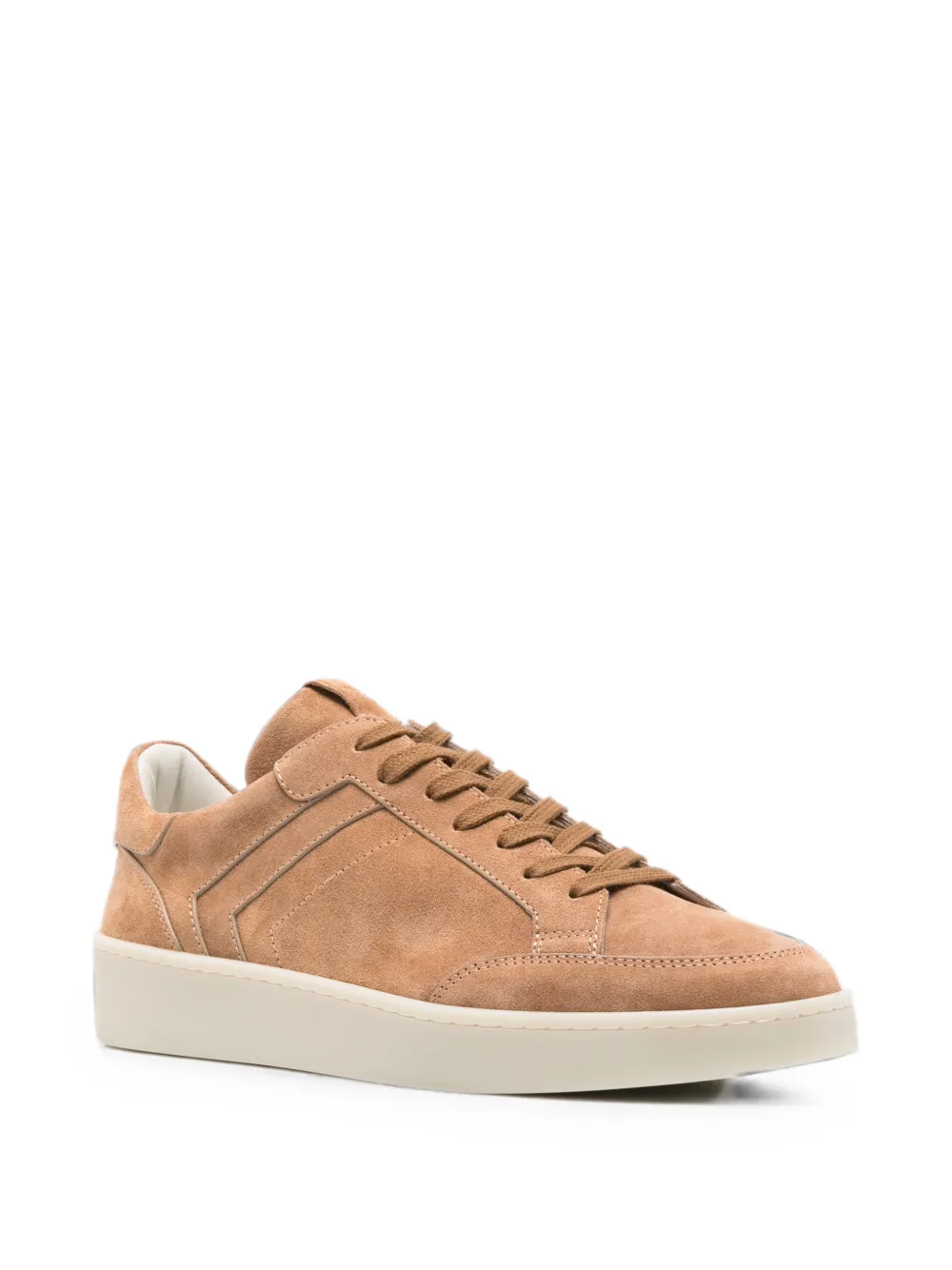 Canali lace-up suede sneakers Bruin