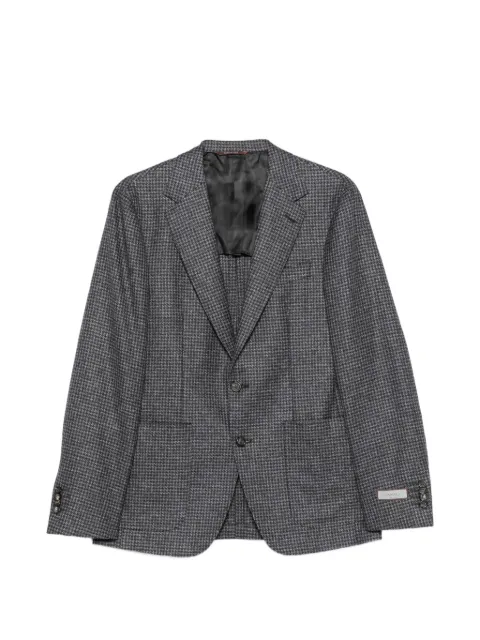 Canali houndstooth wool blazer