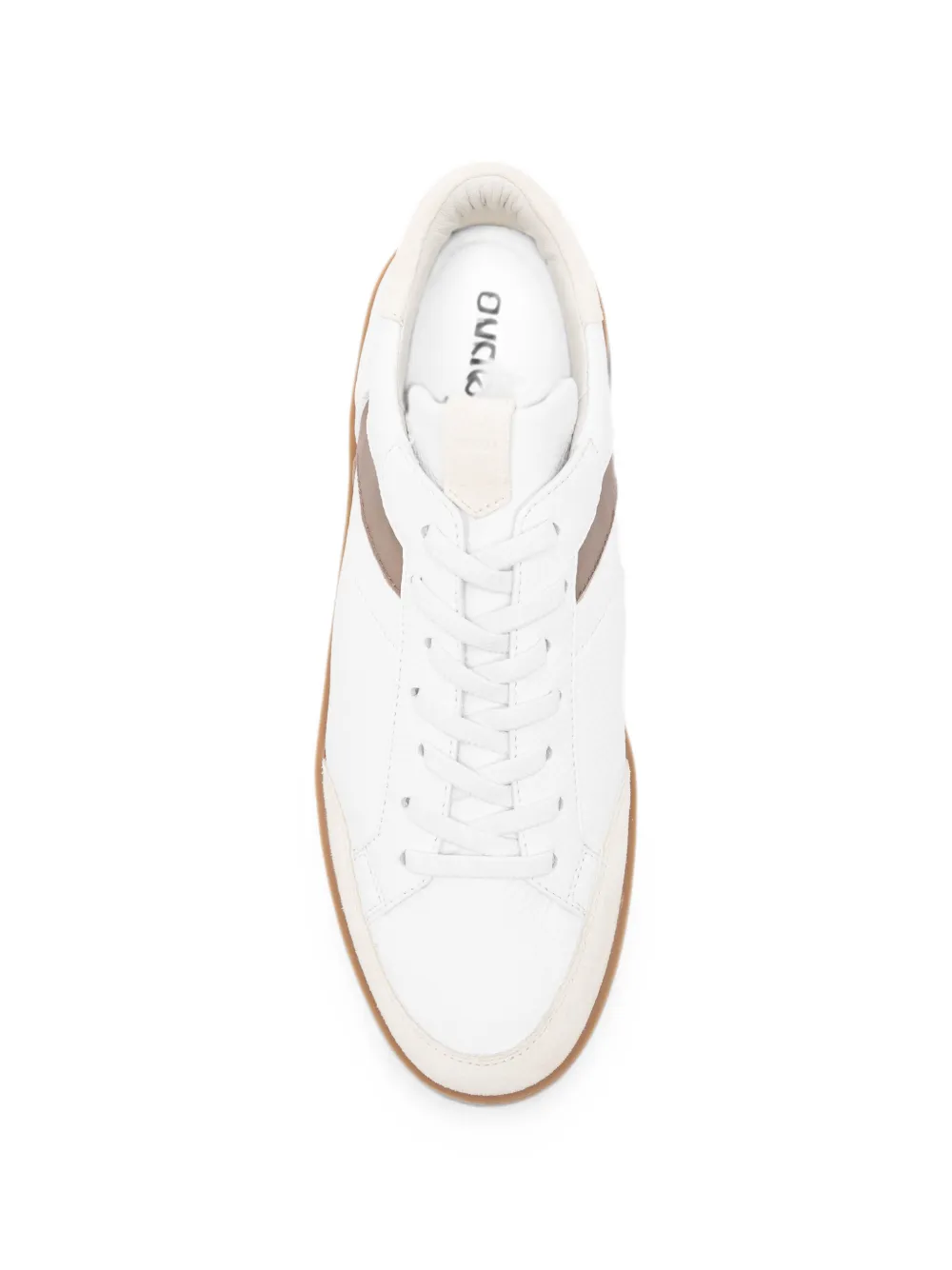 Canali Nuvola leren sneakers met vlakken Wit