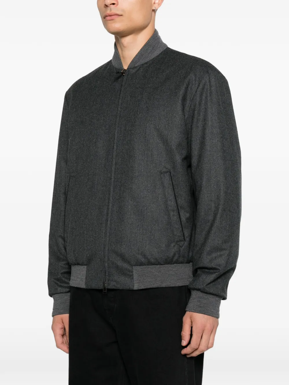 Canali Jack met rits Grijs