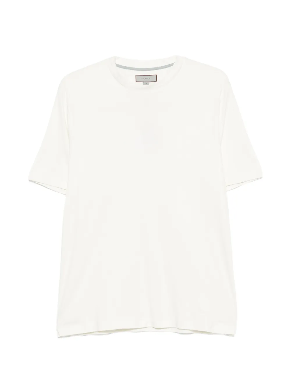 Canali crew-neck T-shirt - Weiß