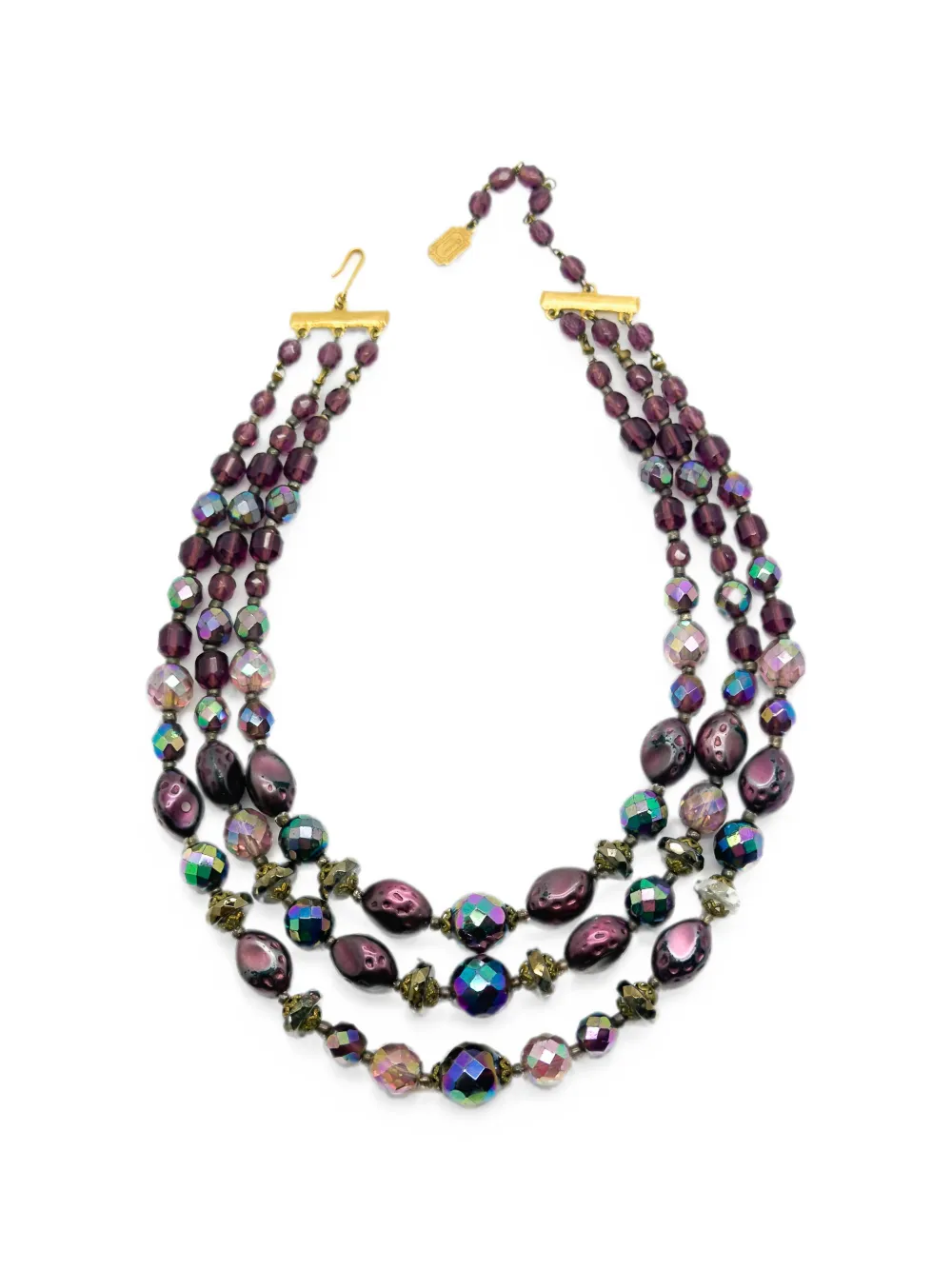 Christian Dior Pre-Owned 1950s gold plated necklace