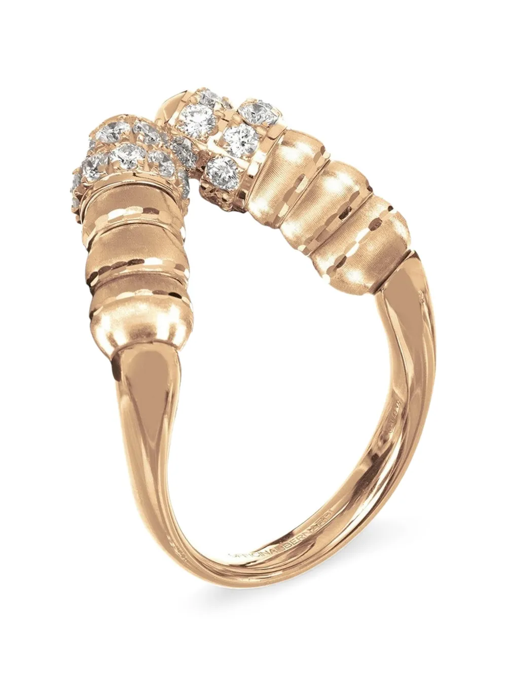 Officina Bernardi Enigma Veil Ring mit Diamanten - Gold