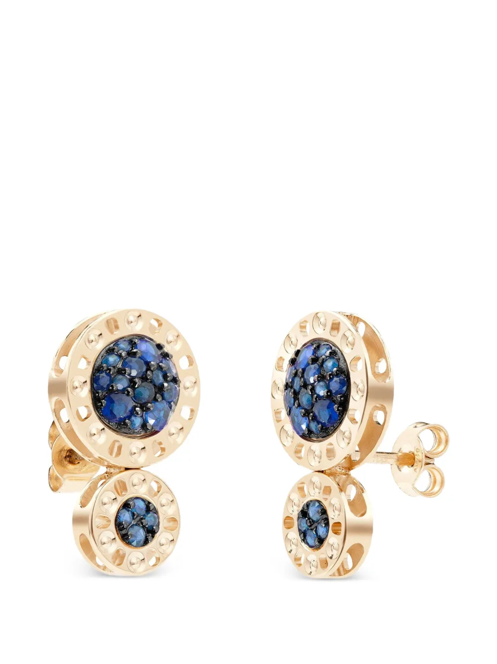 Officina Bernardi Senzatempo Essence Ohrringe mit Saphir - Gold