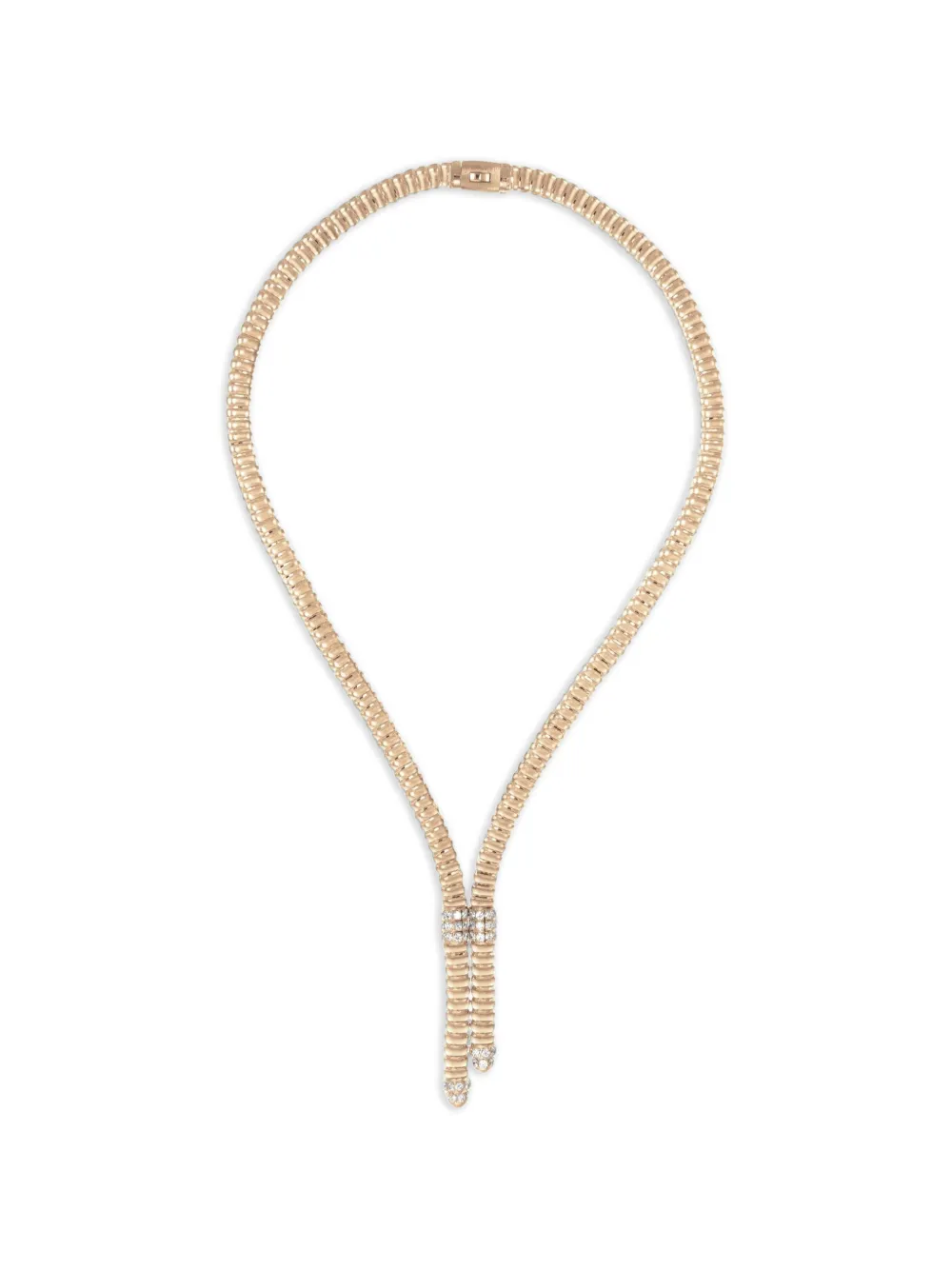 Officina Bernardi Enigma Y Halskette mit Diamanten - Rosa
