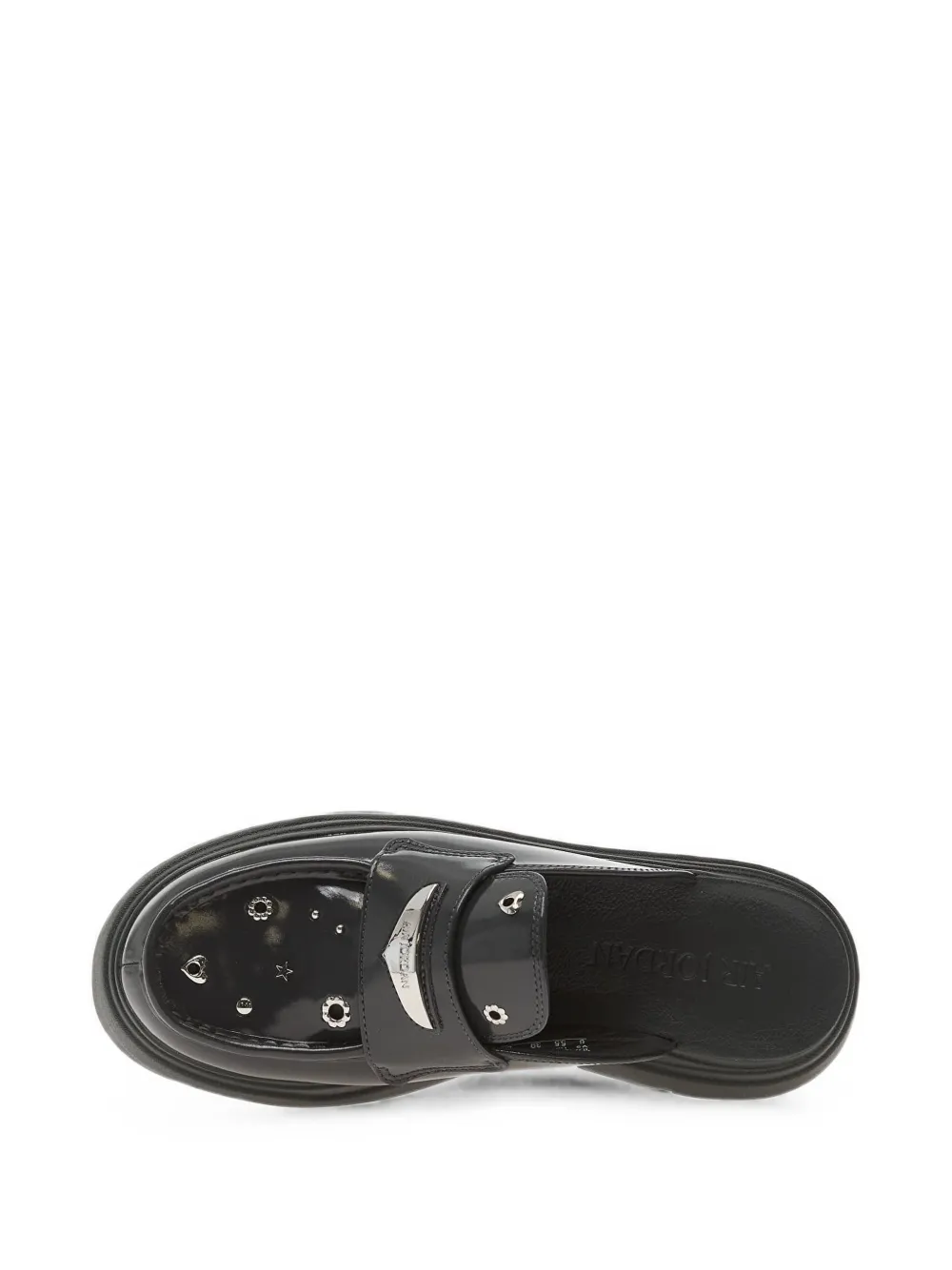 Jordan embellished mules Zwart