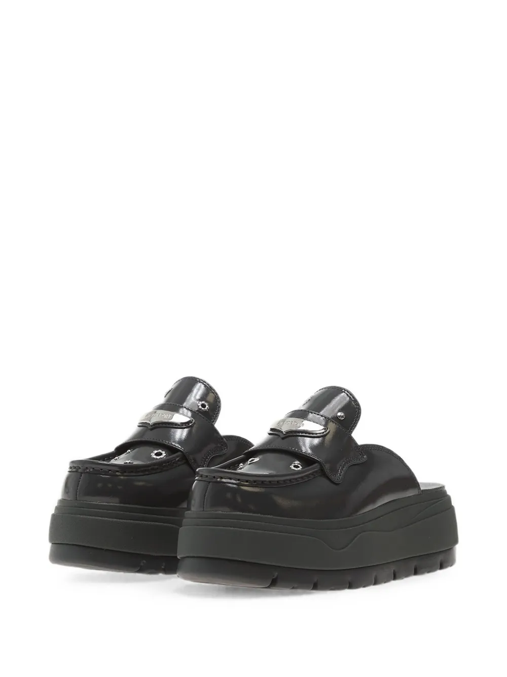 Jordan embellished mules Zwart