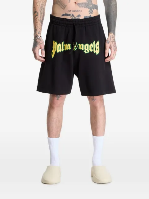 Palm Angels Outline Logo drawstring shorts
