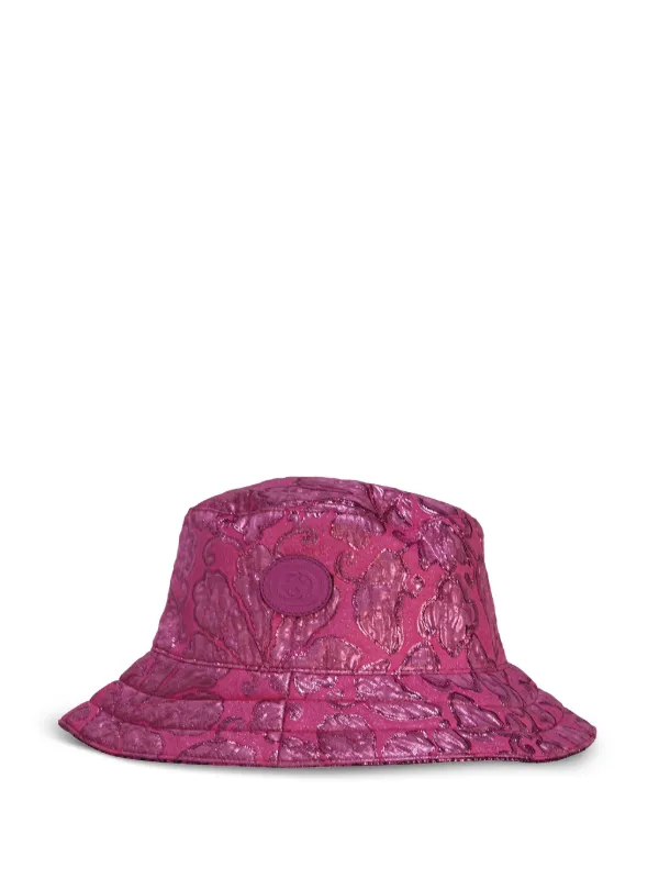 Gucci Pre-Owned GGモノグラム リバーシブル バケットハット | ピンク