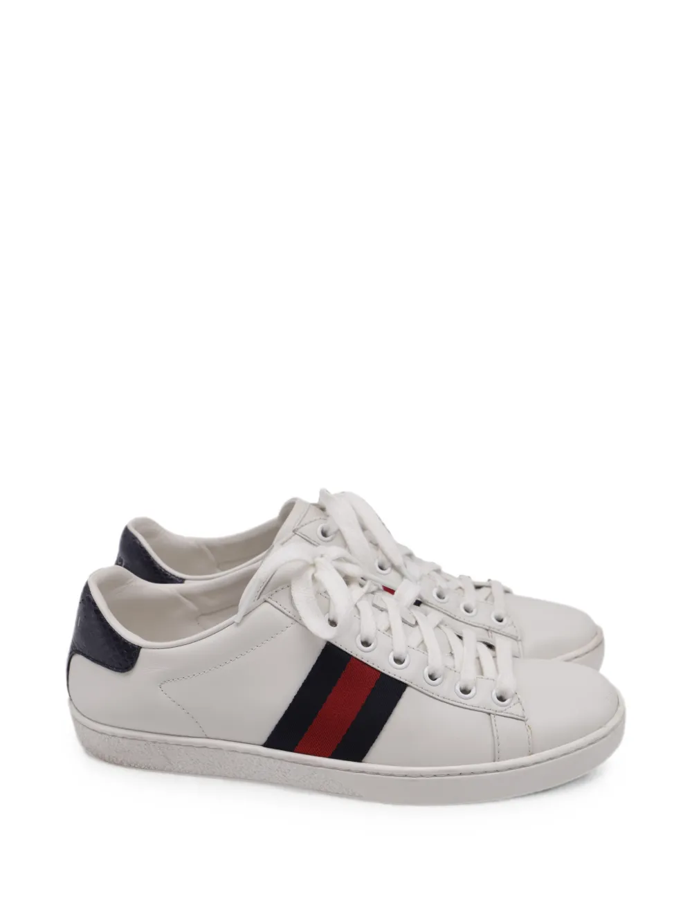 Gucci Pre-Owned Ace Web sneakers - Weiß