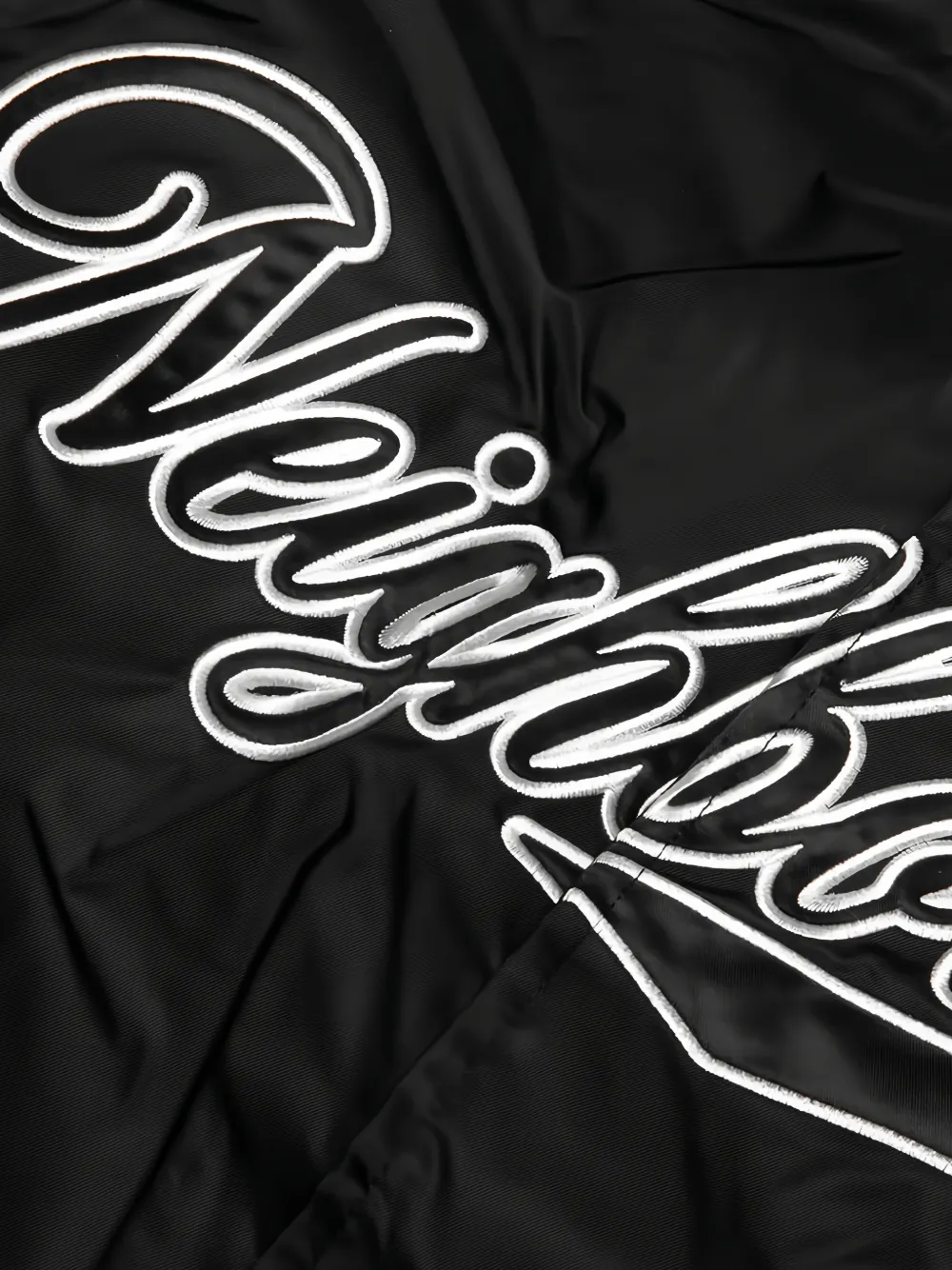 Neighborhood Jack met geborduurd logo en opgestikt detail Zwart