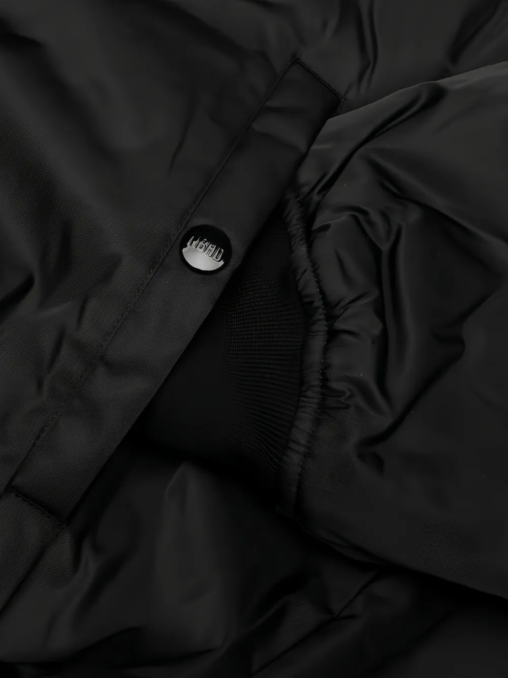 Neighborhood Jack met geborduurd logo en opgestikt detail Zwart