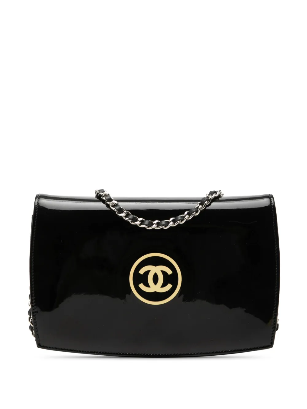 CHANEL Pre-Owned Borsa a tracolla CC con catena 2010-2011 - Nero
