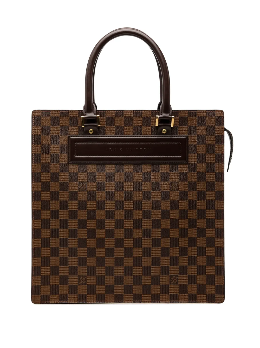 Louis Vuitton Pre-Owned Borsa tote Venice Sac Plat GM in tela Damier Ebène 2001 - Marrone