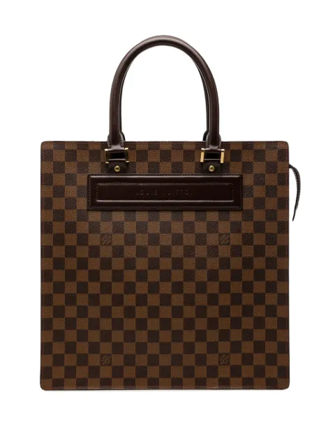 Louis Vuitton Pre-Owned 2001 Damier Ebene Venice Sac Plat GM tote bag