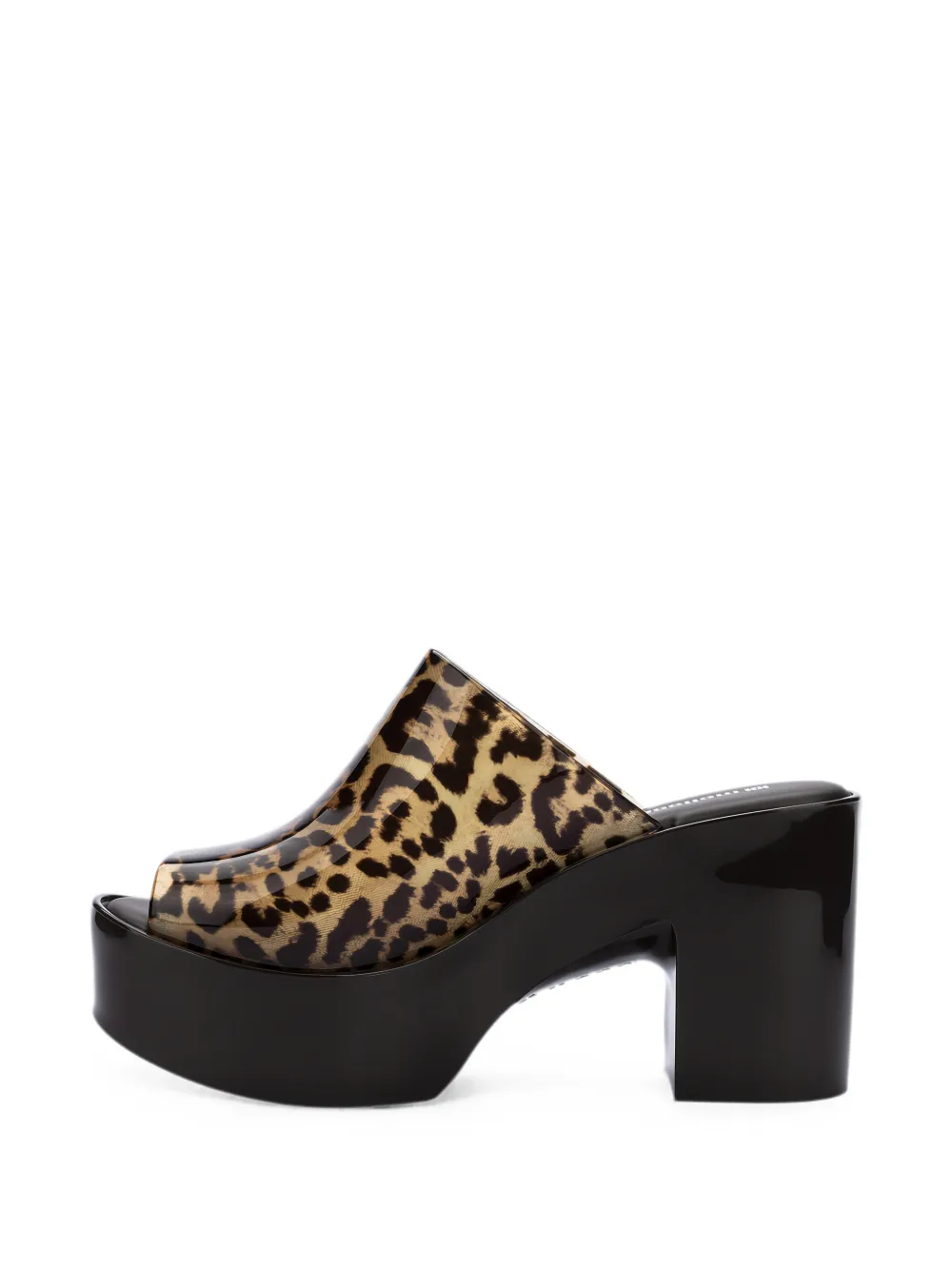 Melissa Hype II sandalen met plateauzool Zwart