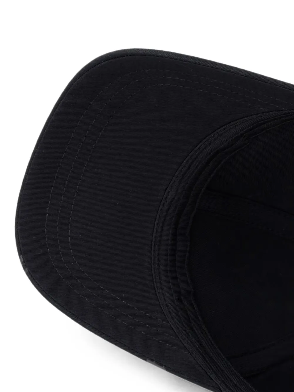 Karl Lagerfeld Katoenen honkbalpet met monogram-print Zwart